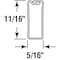 Prime-Line Prime-Line Mill Aluminum 5/16 in. W X 72 in. L Spreader Bar 1 pk PL 16767 - alternate 2